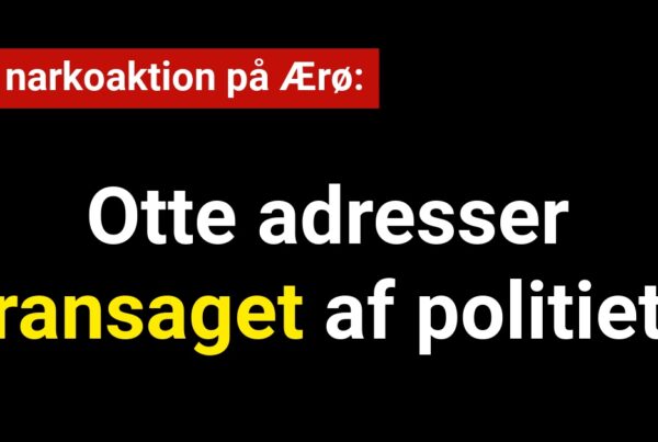 Stor narkoaktion på Ærø: