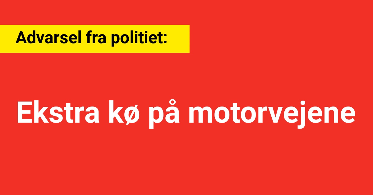 Advarsel fra politiet: