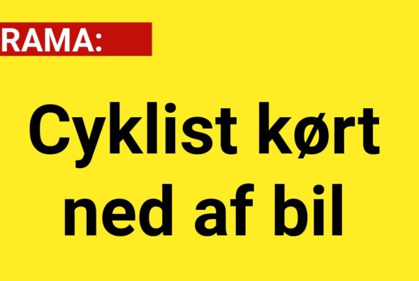 DRAMA: Cyklist kørt ned af bil - 112