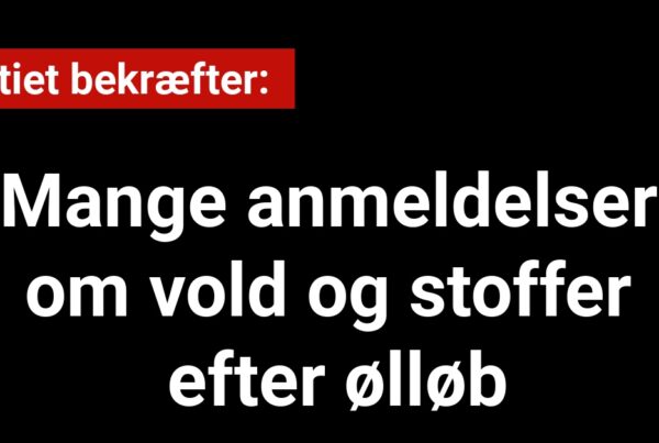 Mange anmeldelser om vold og stoffer efter ølløb - krimi