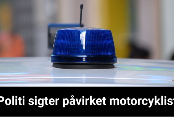 Politi sigter påvirket motorcyklist - Krimi