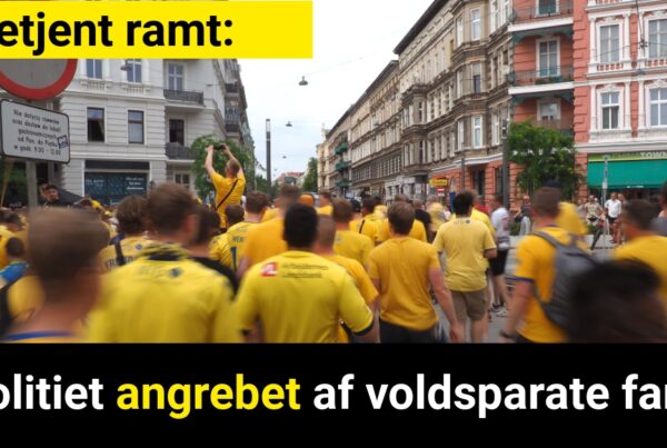 Politiet angrebet af voldsparate fans - 112