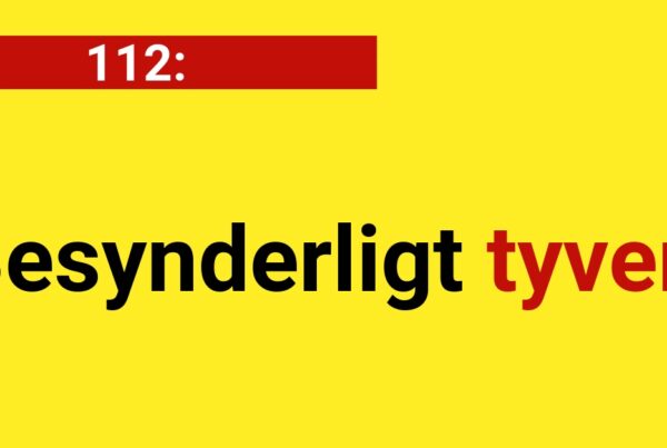 Besynderligt tyveri - 112