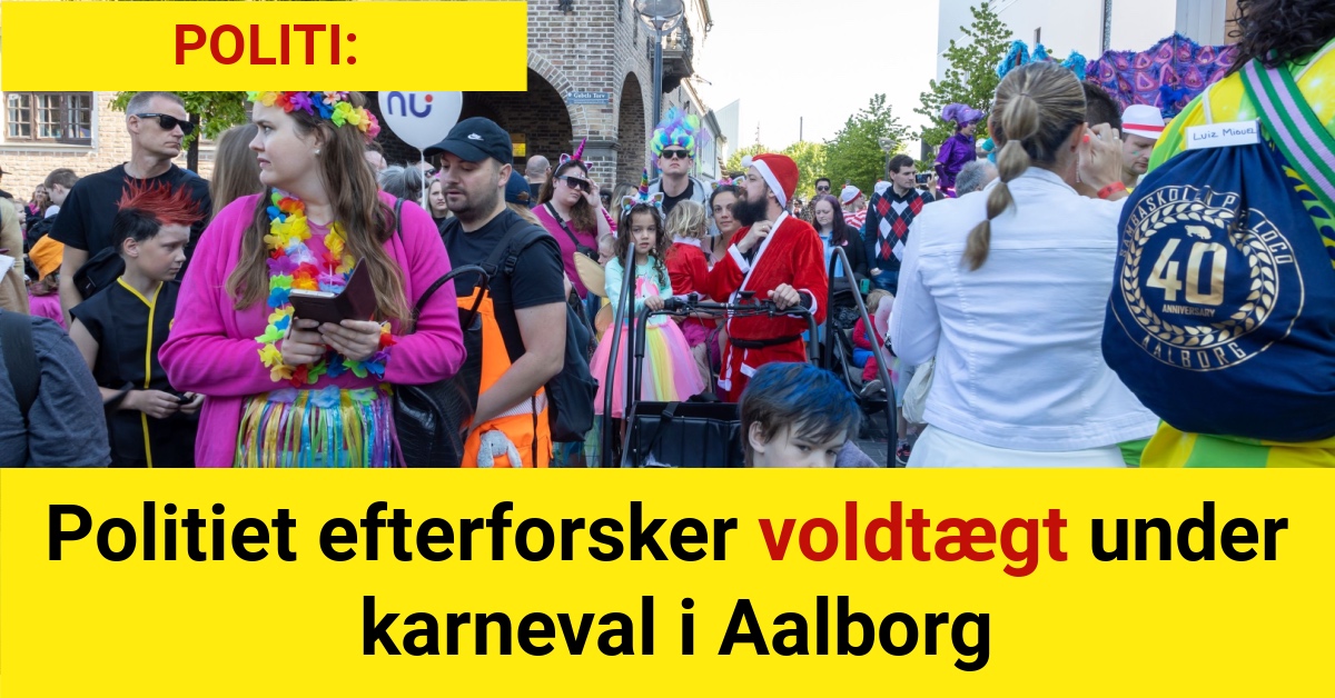 Politiet efterforsker voldtægt under karneval i Aalborg