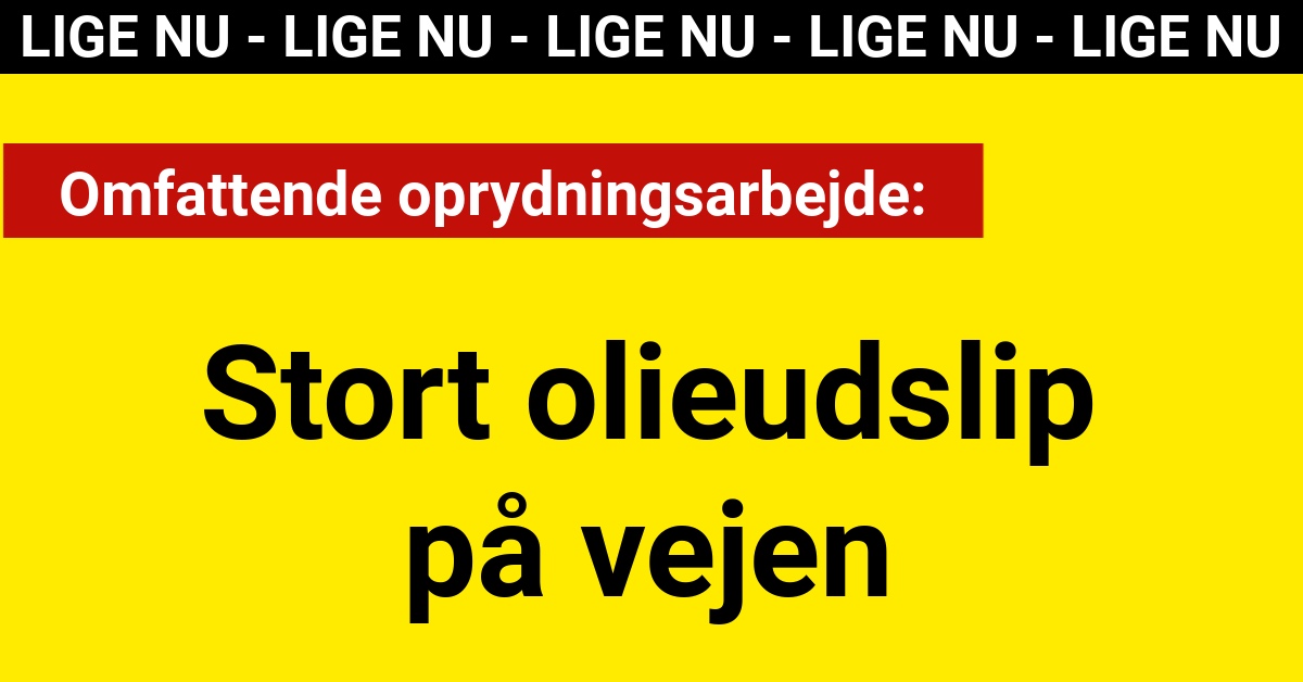 omfattende oprydningsarbejde