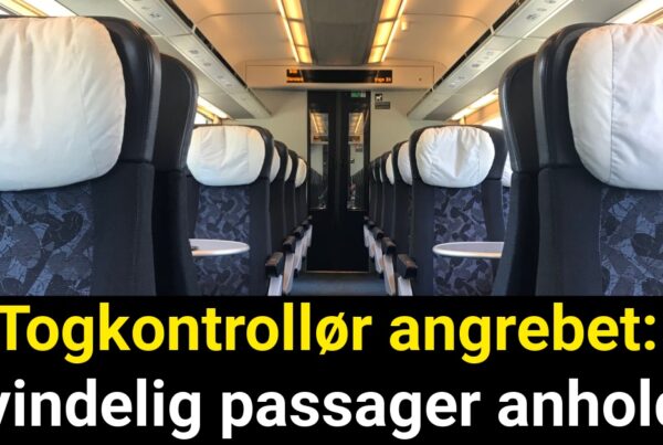 Togkontrollør angrebet: Kvindelig passager anholdt
