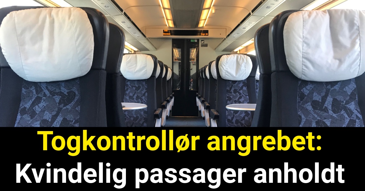 Togkontrollør angrebet: Kvindelig passager anholdt