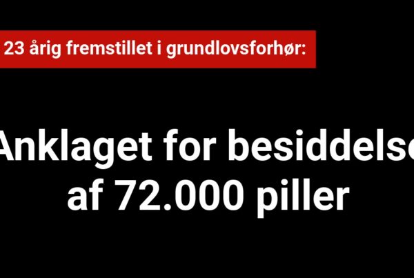 To unge mænd anklaget for besiddelse af 72.000 piller