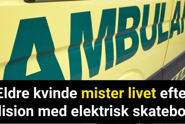 Tragisk tab: Ældre kvinde mister livet efter kollision med elektrisk skateboard