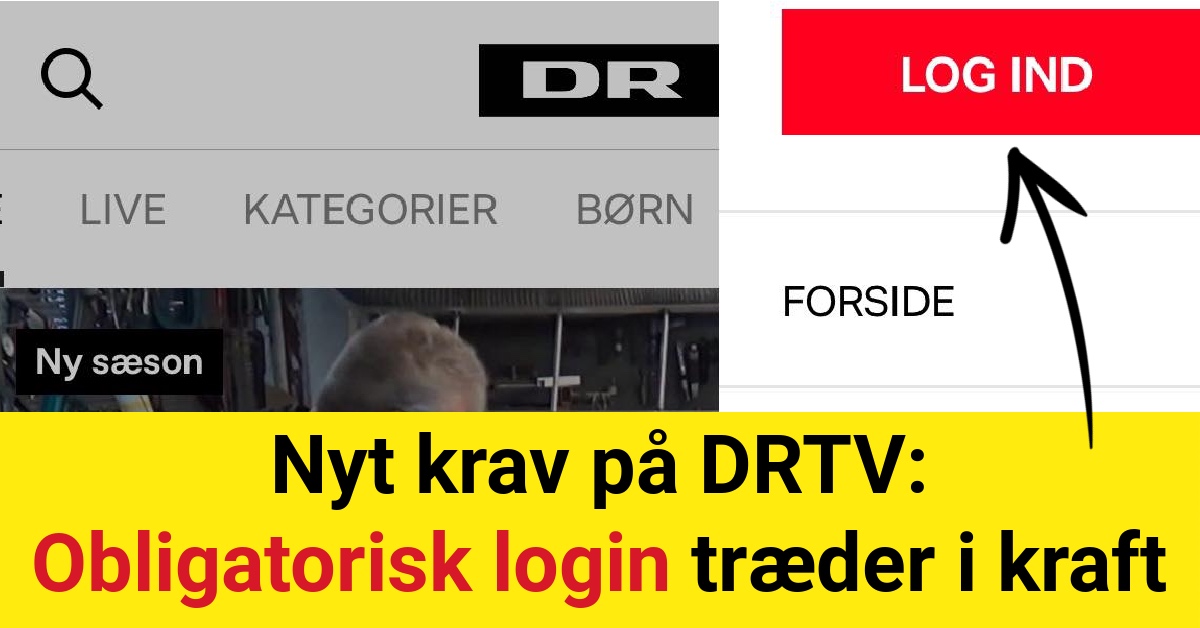 Nyt krav på DRTV: Obligatorisk login træder i kraft