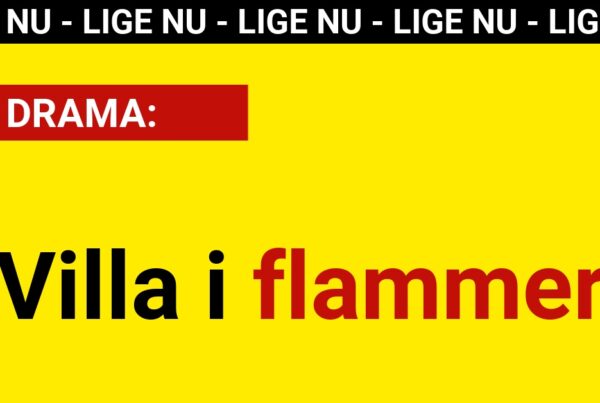 LIGE NU: Villa i flammer - 112