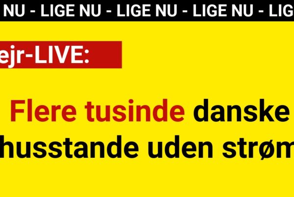 Vejr-LIVE: Flere tusinde danske husstande uden strøm