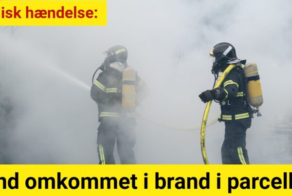 Hund omkommet i brand i parcelhus