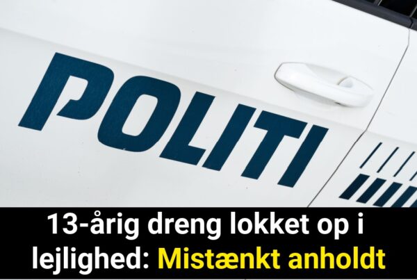 13-årig dreng lokket op i lejlighed: Mistænkt anholdt