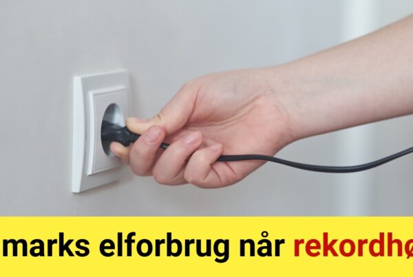 Danmarks elforbrug når rekordhøjde