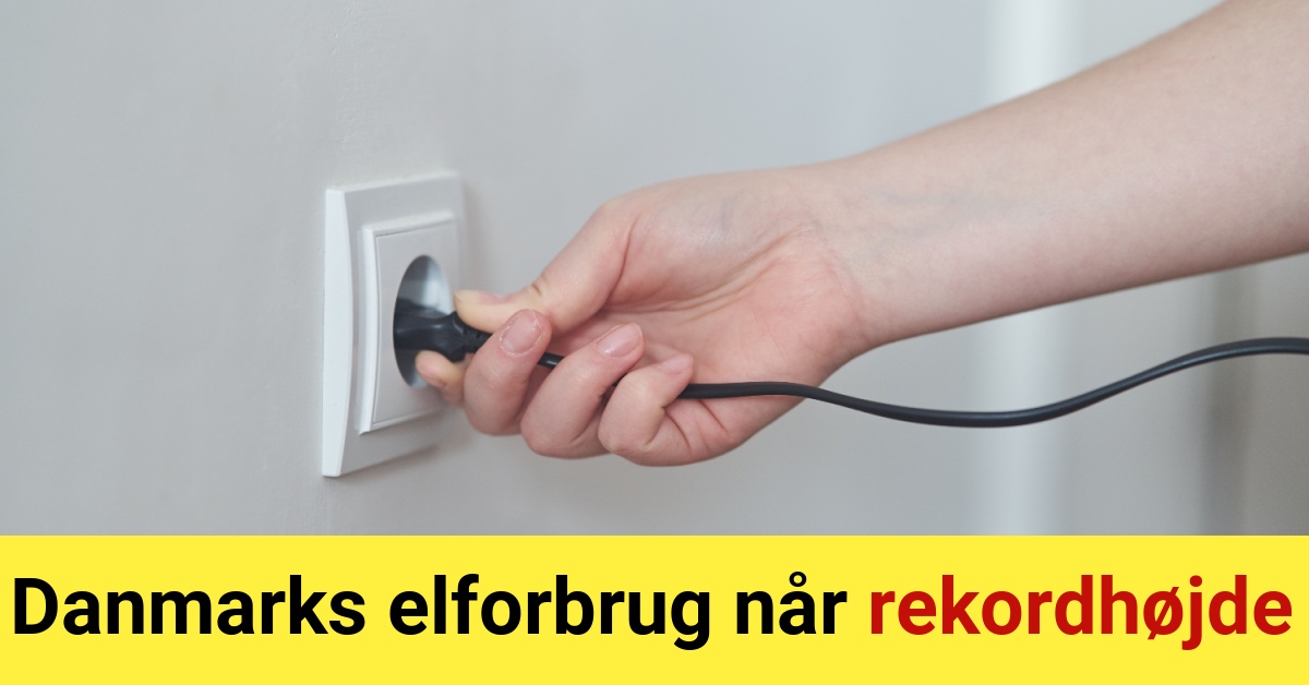 Danmarks elforbrug når rekordhøjde