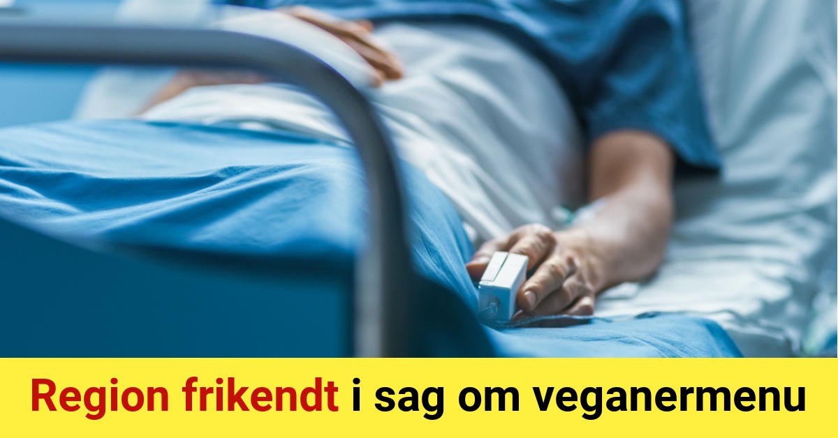 Region frikendt i sag om veganermenu