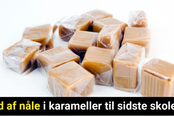 Fund af nåle i karameller: måtte indsamle karameller igen ved sidste skoledag