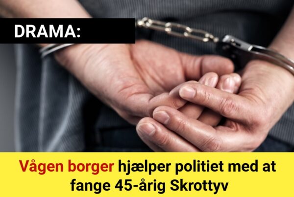 Vågen borger hjælper politiet med at fange 45-årig Skrottyv - 112