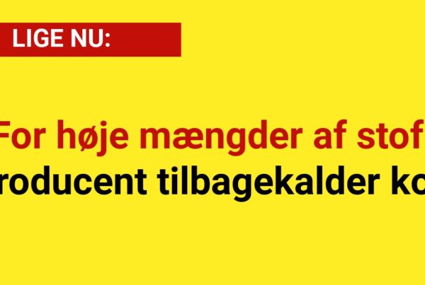 For høje mængder af stof: Producent tilbagekalder kop