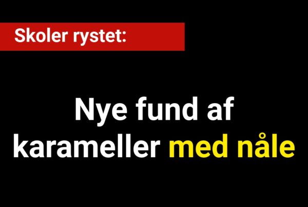 Nye fund af karameller med nåle ryster skoler