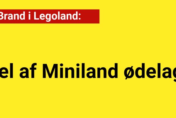 Brand i Legoland: Del af Miniland ødelagt