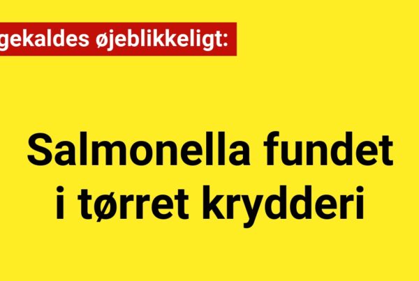 Salmonella Fundet i Tørrede Ramsløg: Produkter Tilbagekaldes