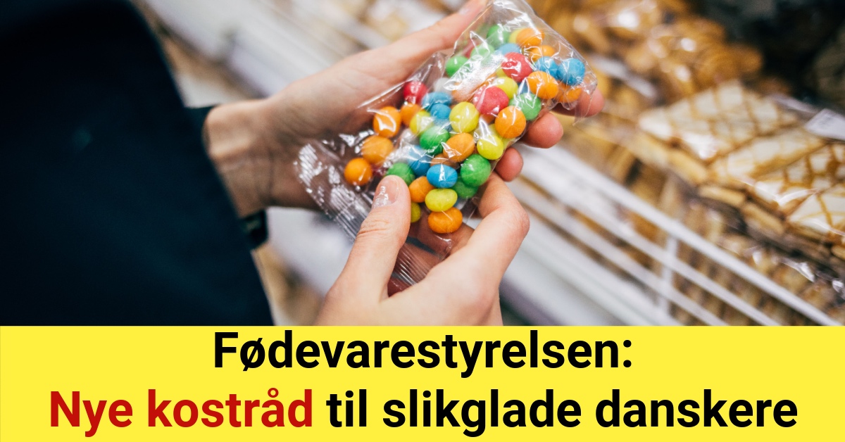 Fødevarestyrelsen: Nye kostråd til slikglade danskere