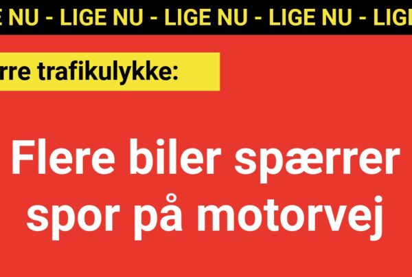 større trafikulykke
