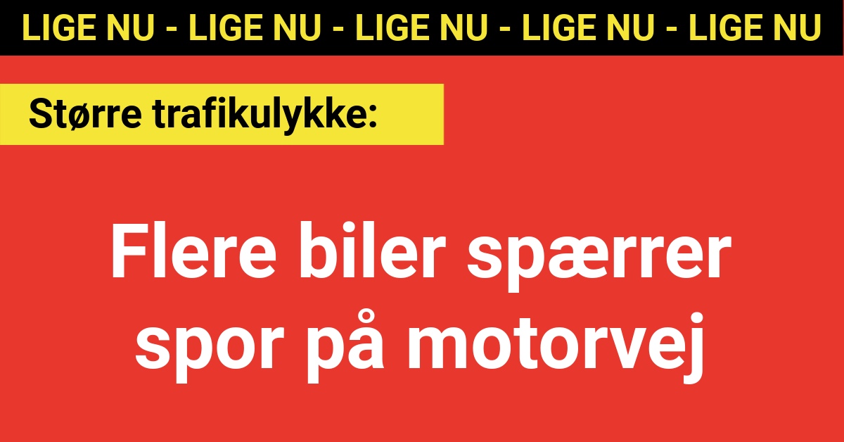 større trafikulykke