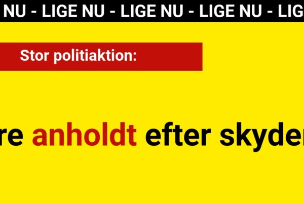 Stor politiaktion: Tre anholdt efter skyderi - 112