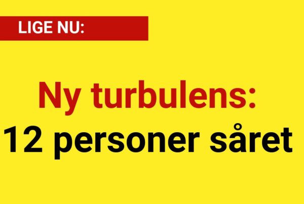 Ny turbulens: 12 personer såret