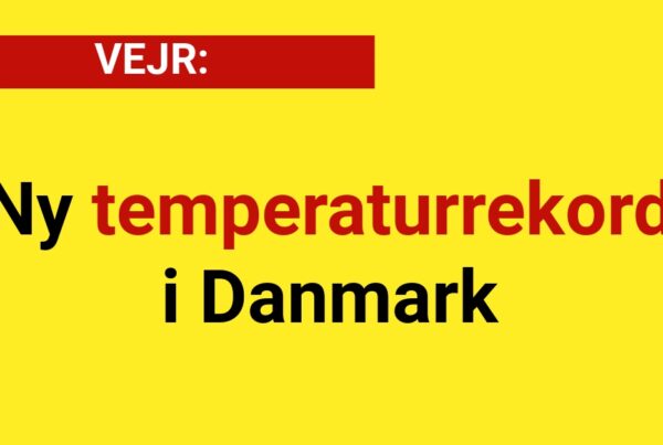 Ny temperaturrekord i Danmark - Vejr