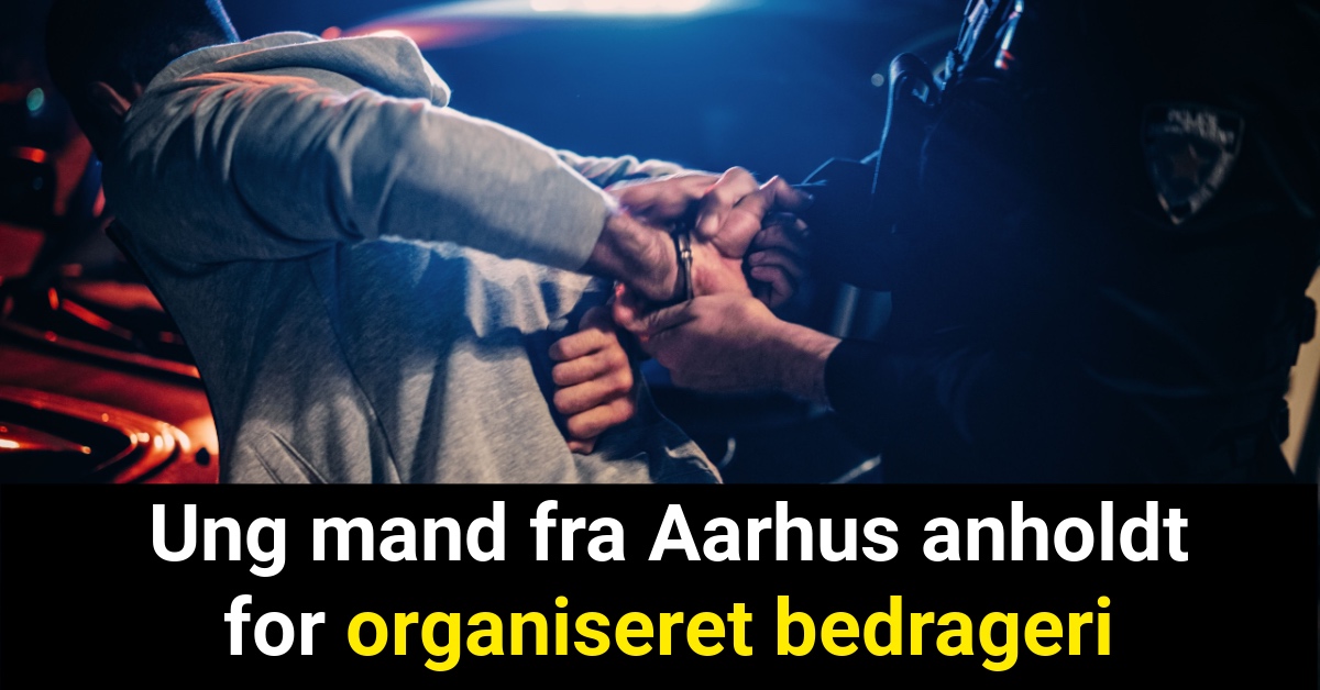 Ung mand fra Aarhus anholdt for organiseret bedrageri