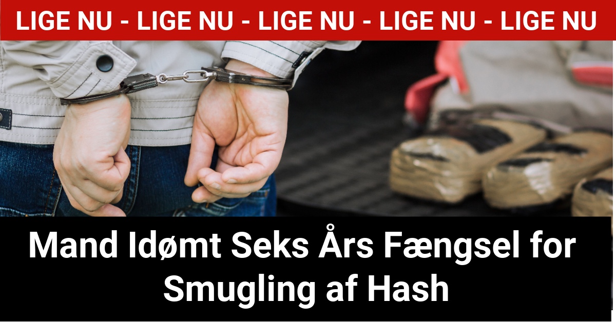 Mand Idømt Seks Års Fængsel For Smugling Af Hash Krimi Nyhed24dk 