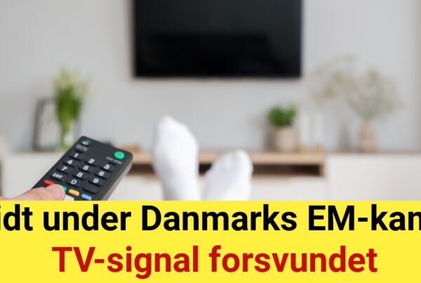 Midt under Danmarks EM-kamp: TV-signal forsvundet