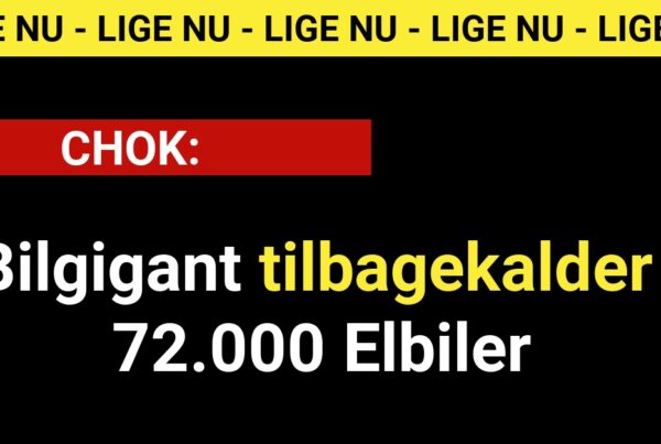 Bilgigant tilbagekalder 72.000 Elbiler