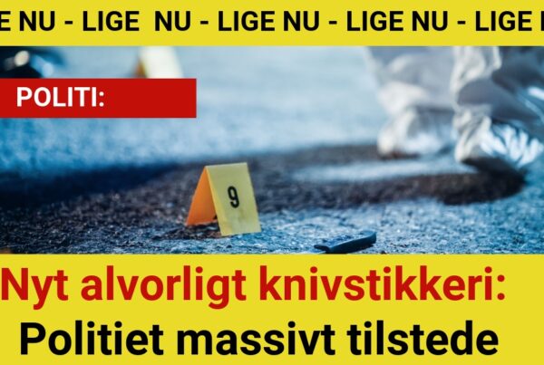 Nyt alvorligt knivstikkeri: Politiet massivt tilstede