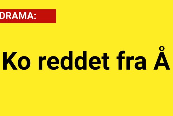 DRAMA: Ko reddet fra Å - 112