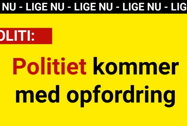 Politiet kommer med opfordring - 112