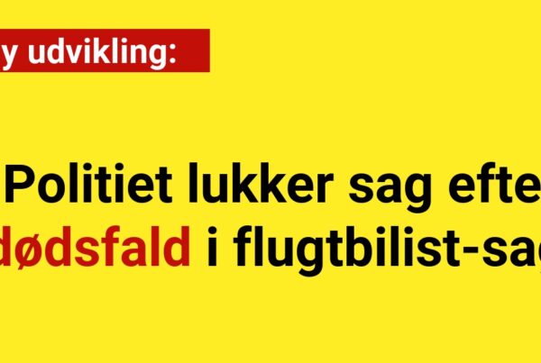 Ny udvikling: Politiet lukker sag efter dødsfald i flugtbilist-sag