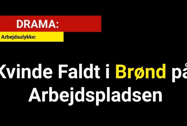 DRAMA: Kvinde Faldt i Brønd på Arbejdspladsen