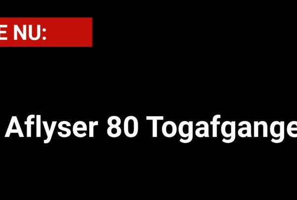 LIGE NU: Aflyser 80 Togafgange - Nyhed24.dk