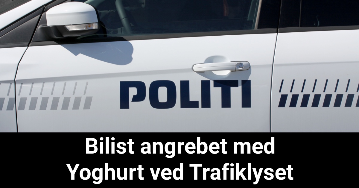 DRAMA: Bilist angrebet med Yoghurt ved Trafiklyset - 112