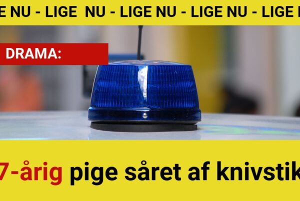 DRAMA: 17-årig pige såret af knivstik - 112