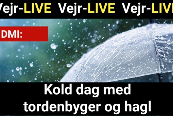 Vejr-LIVE: Kold dag med tordenbyger og hagl - DMI