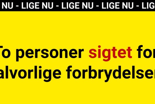 To personer sigtet for alvorlige forbrydelser - 112