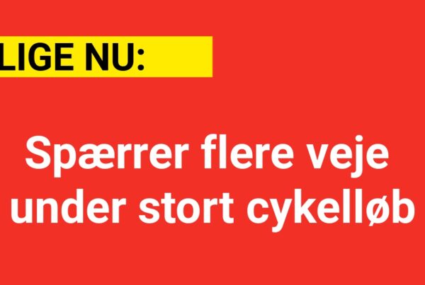 Spærrer flere veje under stort cykelløb