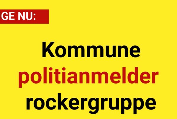 LIGE NU: Kommune politianmelder rockergruppe