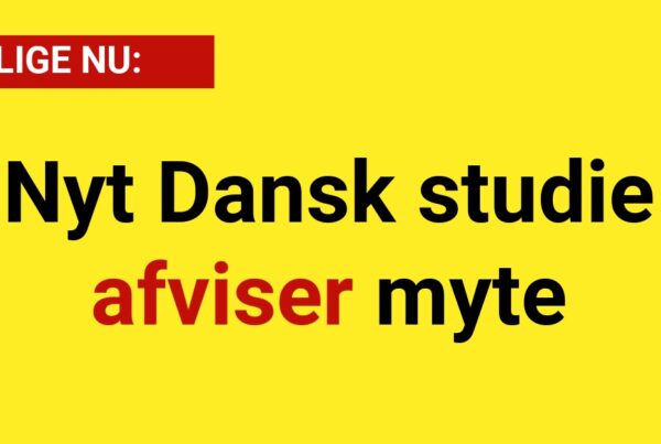 Nyt Dansk studie afviser myte